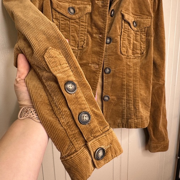 Kut from the Kloth Women's Camel Corduroy Jacket - Picture 6 of 15